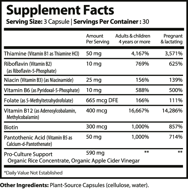Vitamin B Energy & Brain
